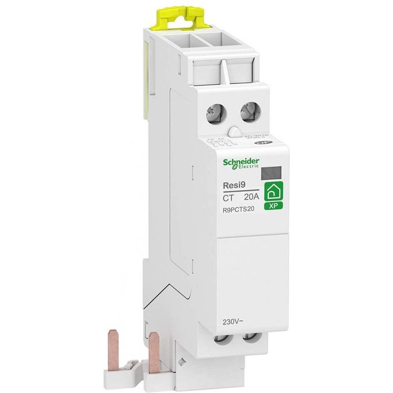 Contacteur, 20 A 250 V, 67 x 90 x 35 mm