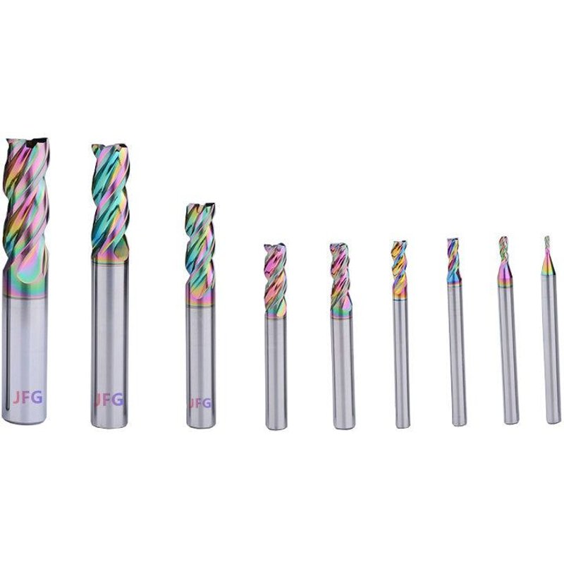 Fraise en acier au tungstène 1 mm-12 mm Fraise en bout en forme de U à 3 cannelures pour cuivre aluminium, 12 mm