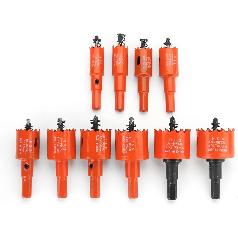 Scie cloche en acier au carbone 30-200 mm coupe-céramique en marbre bimétallique, 200 mm