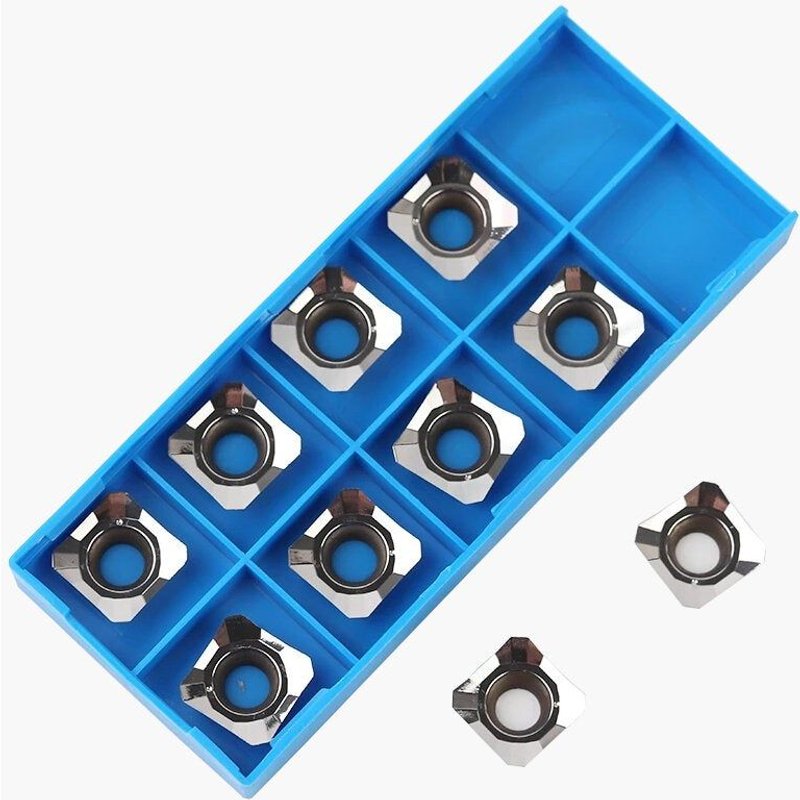 10pcs Carbide Inserts Turning Tool CNC Aluminium Face Fraise Turning Insert Indexable Tools