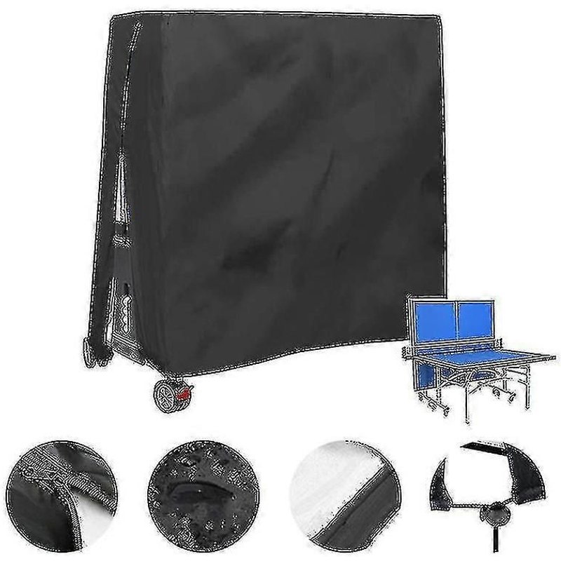 Extérieur Imperméable À L'eau Et À La Poussière Table Tennis Table Couverture Table Tennis 165x70x185cm G