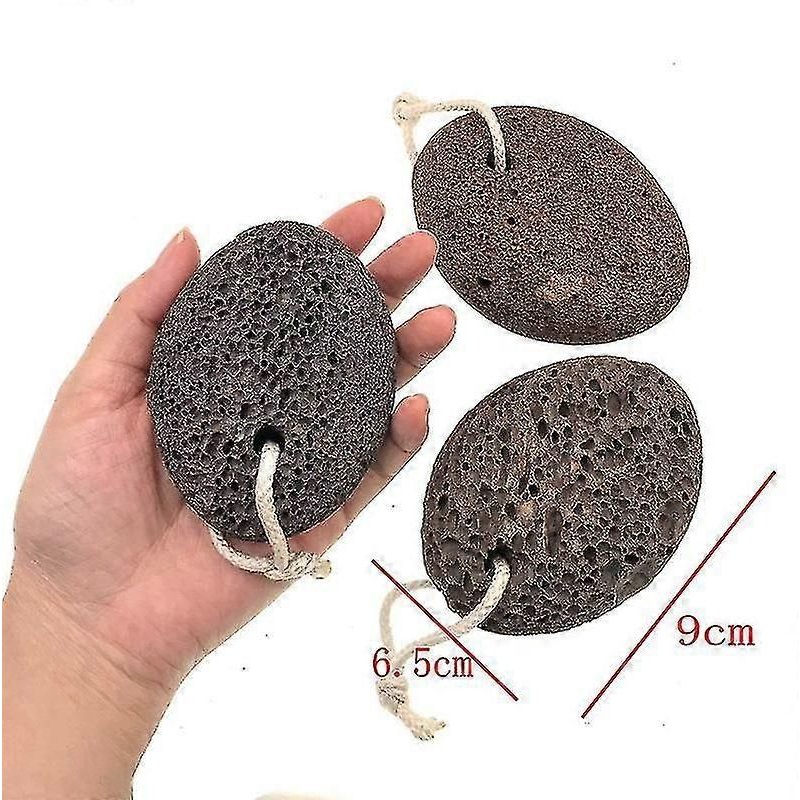 3 X Pierre Ponce Poreuse Pour Les Pieds Avec Cordon De Suspension