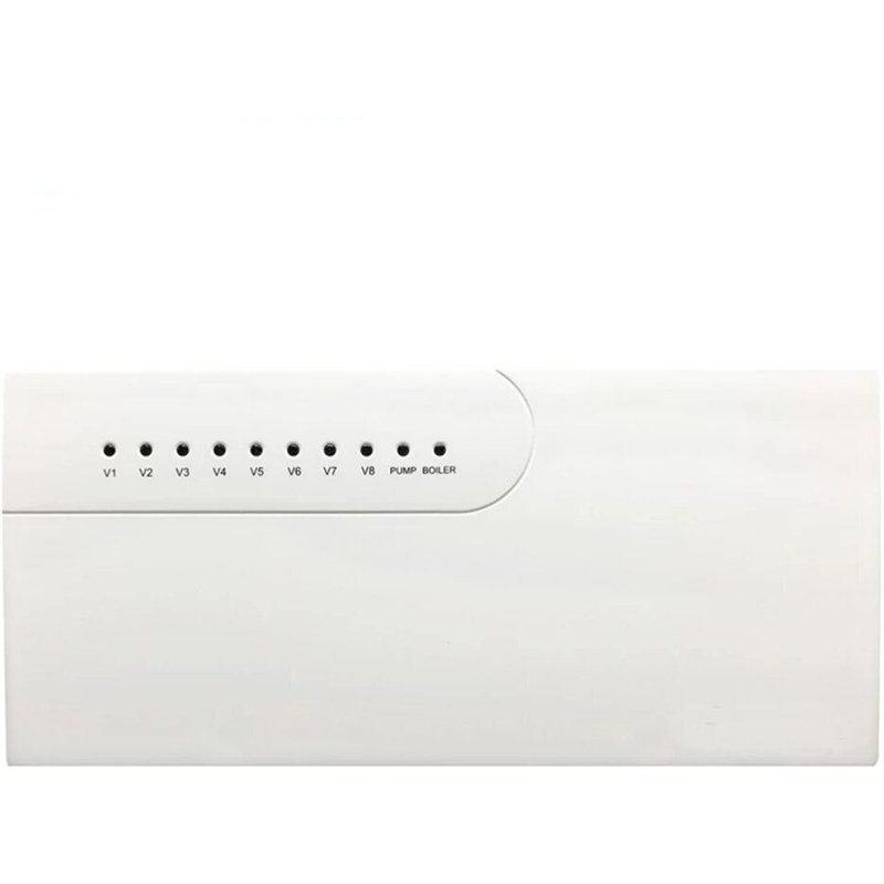 Controleur pour 8 canaux de sortie Concentrateur 8 sous-chambre Fonctionne avec thermostat WIFi pour chaudière à gaz