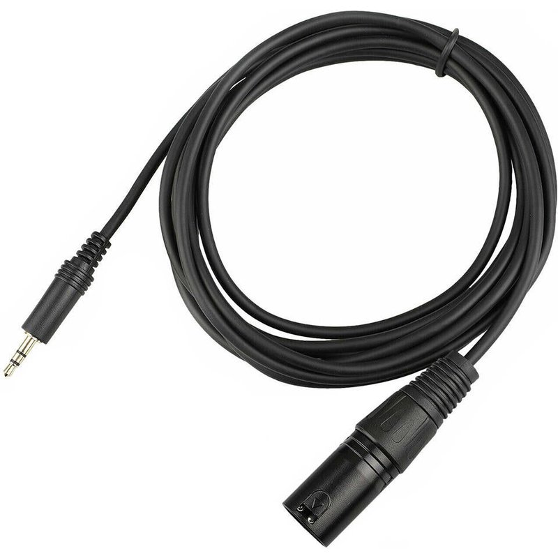 10 pouces 3,5 mm vers XLR 3 broches male femelle prise microphone micro cable pour téléphone portable ordinateur portable, femelle