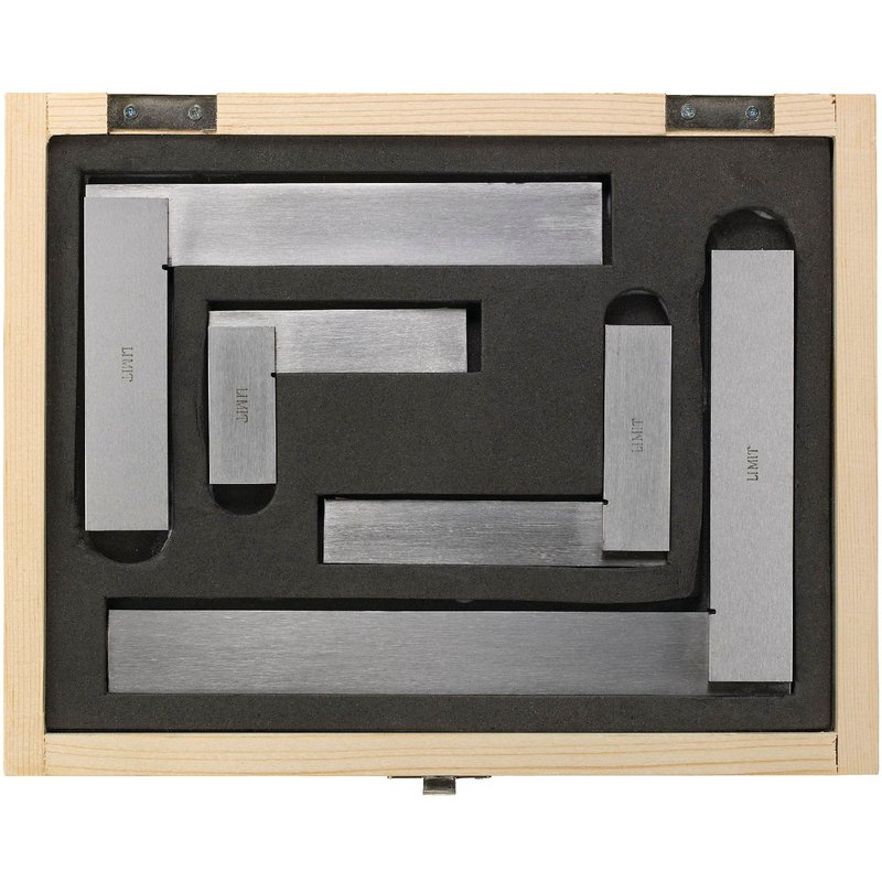 Set de 4 équerres à chapeau de précision DIN875/2 Limit BWHSET