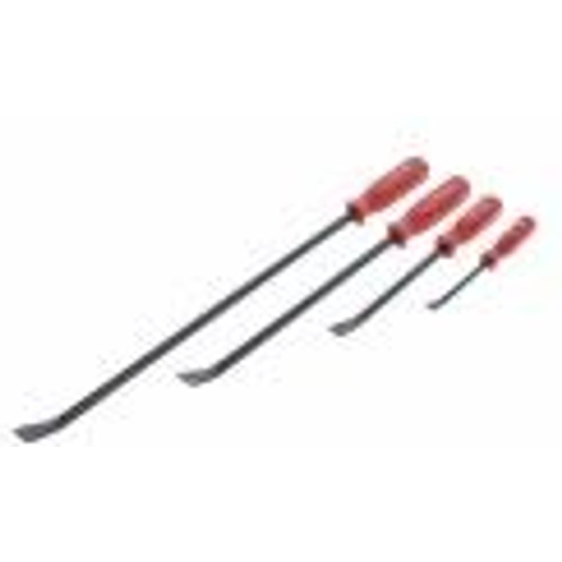 Lot 4 leviers métal montage démontage 200 - 300 - 450 - 600 mm BGS