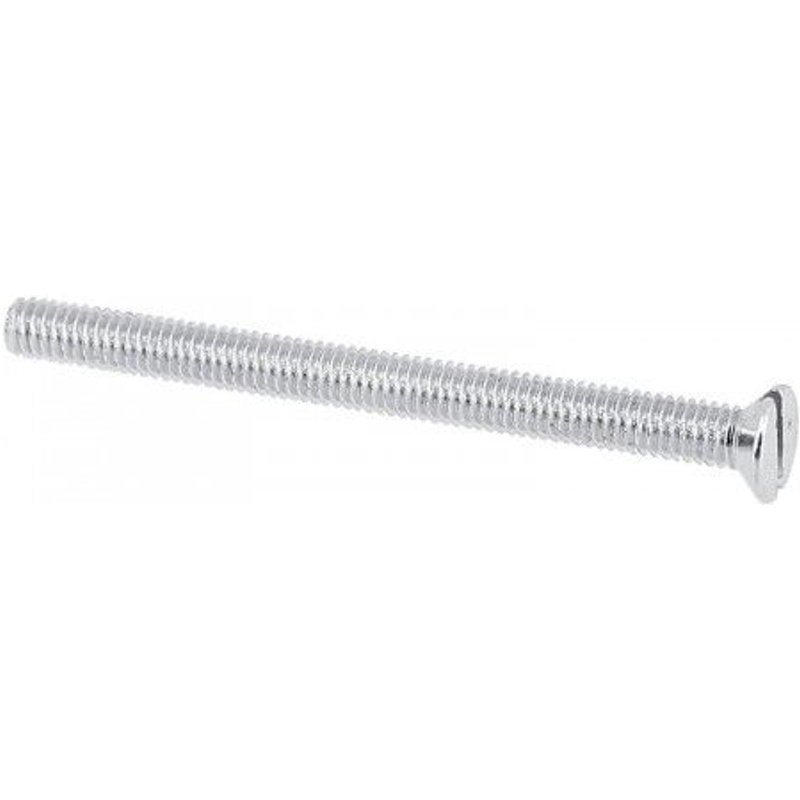 Vis à métaux -tête fraisée -empreinte fendue -blanc -5X25 B500 BRICOZOR