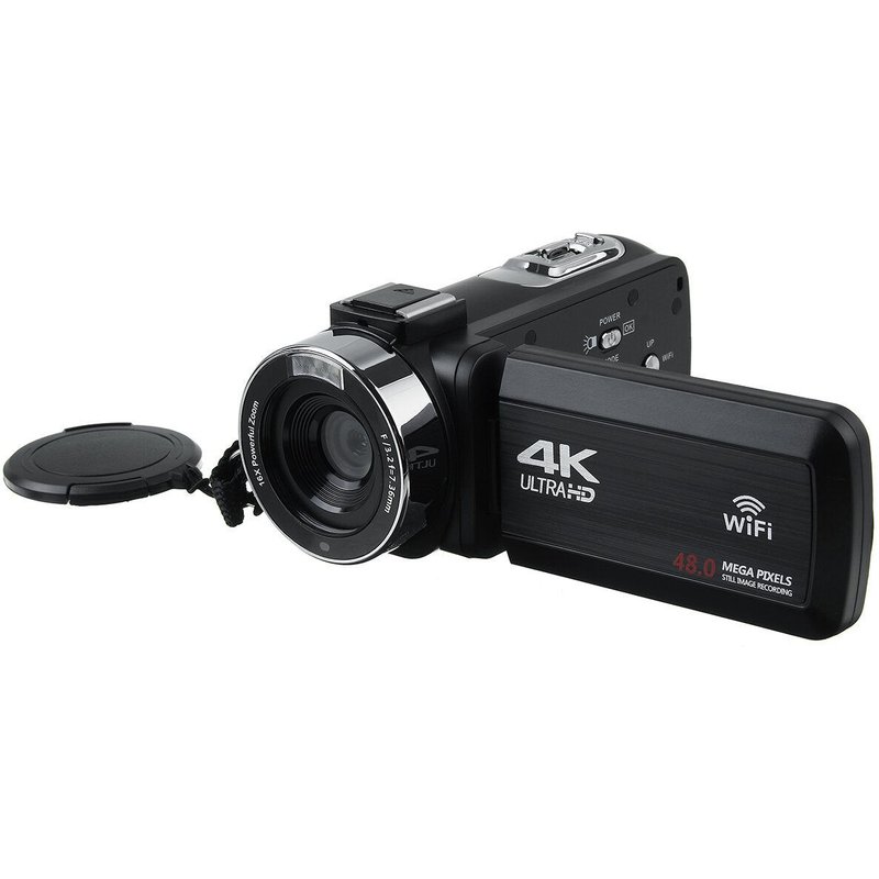 Caméra vidéo numérique Ultra HD 30MP 18X Zoom WIFI caméscope 4K DV caméra d'enregistrement vidéo à écran tactile à Rotation de 270 degrés