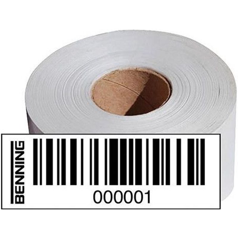 Étiquettes à code-barres n° 1001-2000 Benning