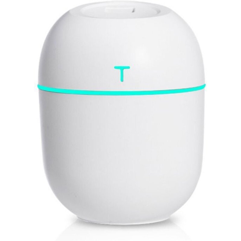 Mini humidificateur d'air ultrasonique de 200ml, diffuseur d'huile essentielle et d'arĂ´me, brumisateur pour voiture et maison, avec LED de nuit