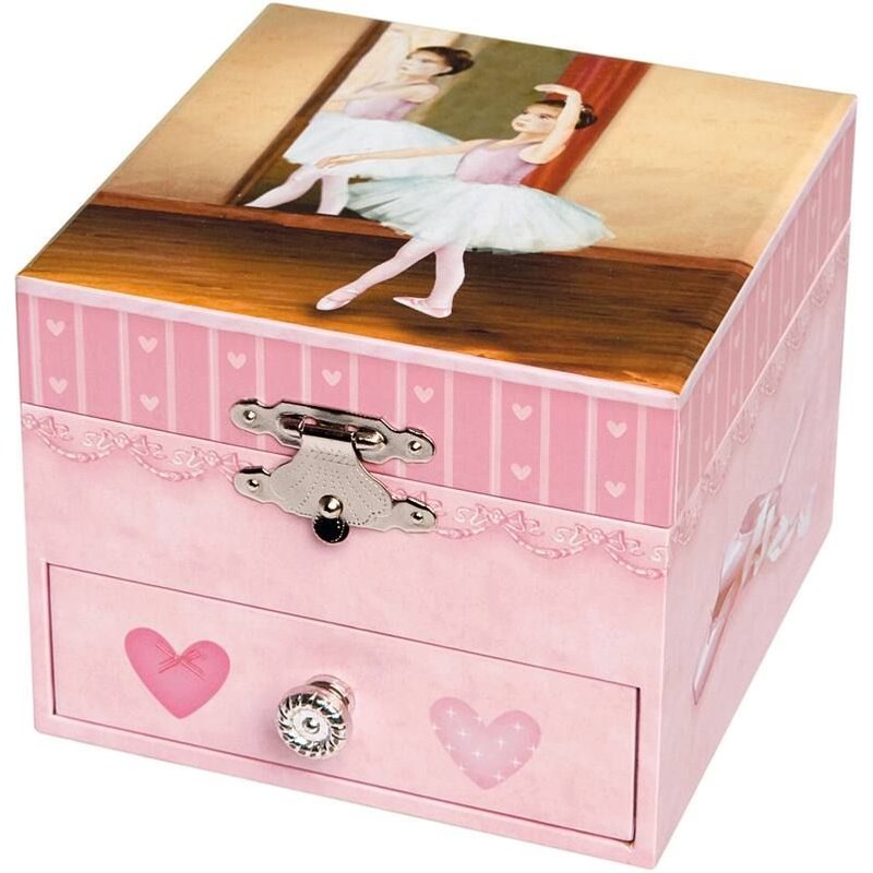 Coffret Musique Cube Danseuse En Tutu Rose