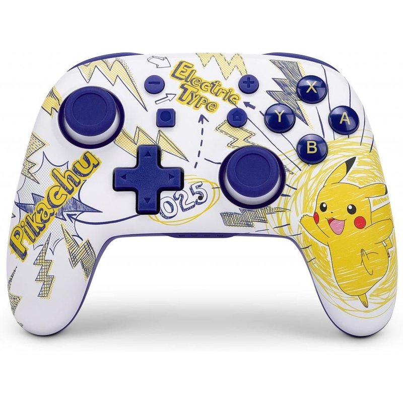 Manette Sans Fil Am Lior E Powera Nano Pour Switch Pok Mon Pikachu School Days