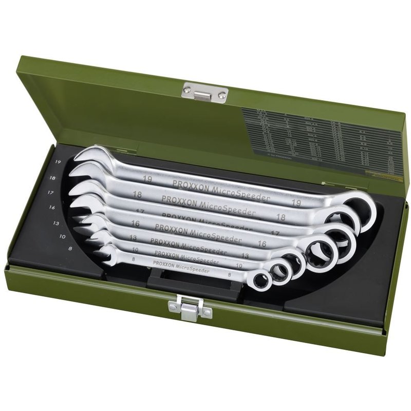 Proxxon Kit MicroSpeeder en version standard 8-10-13-16-17-18-19 mm