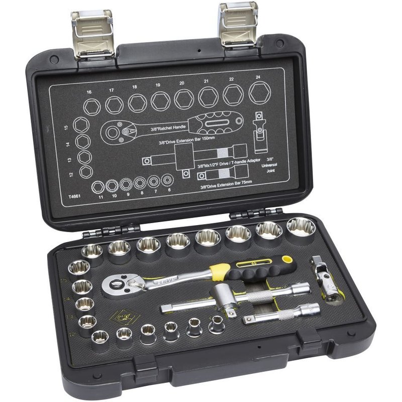 Ensemble de clés de division, 3/8, 23 parties T4661