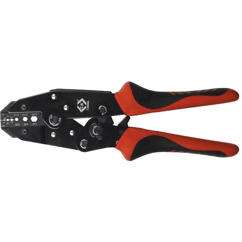 Crimpzange avec mécanisme de grincement pour coax, bnc, tnc