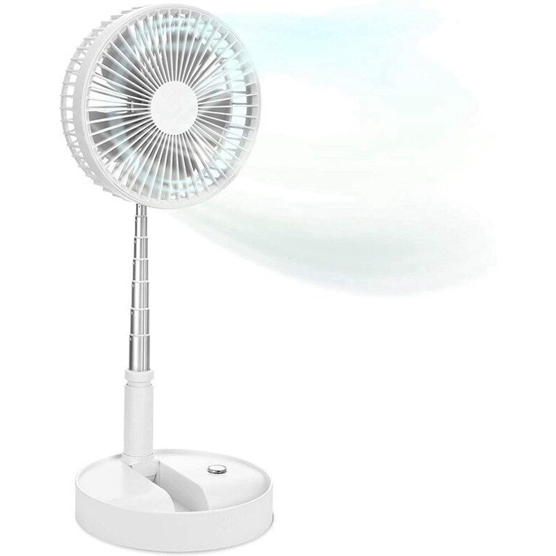 Ventilateur sur pied Portable avec télécommande, ventilateur de sol pliable, ventilateurs télescopiques sur socle, pour chambre personnelle et bureau