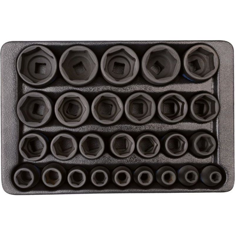 Module douilles à chocs 6 pans 1/2 27 pièces