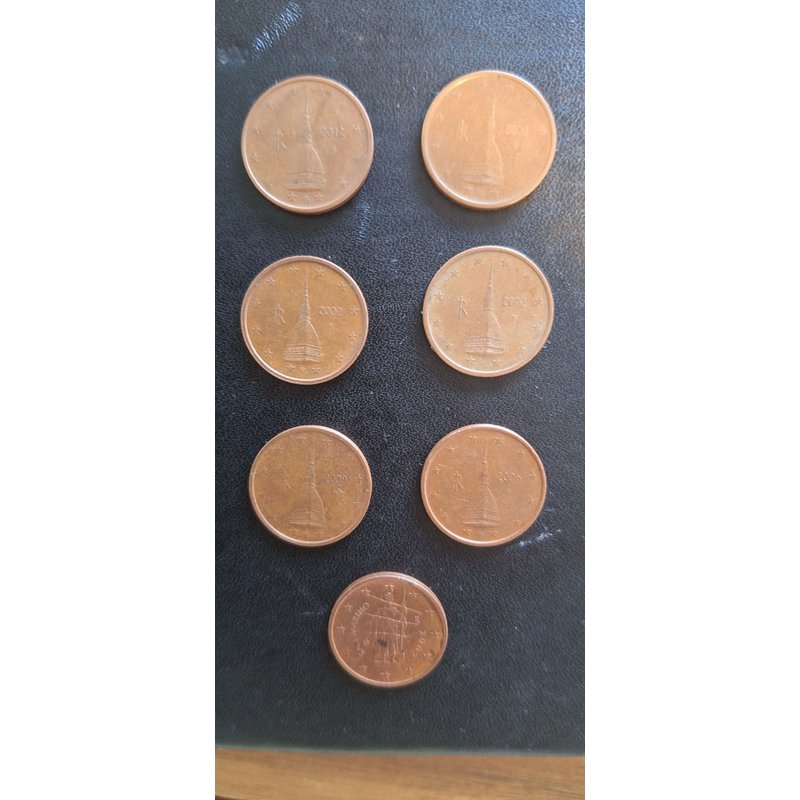 Bonjour, Je Possède Des Euros Que Je Pense Rechercher. Italie, San Marino Etc. Merci De M'oriente