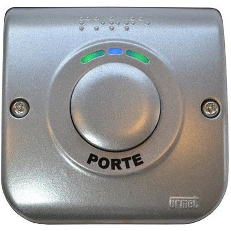 Urmet BA/OF/90LH Bouton poussoir zamac 90x90 lumineux