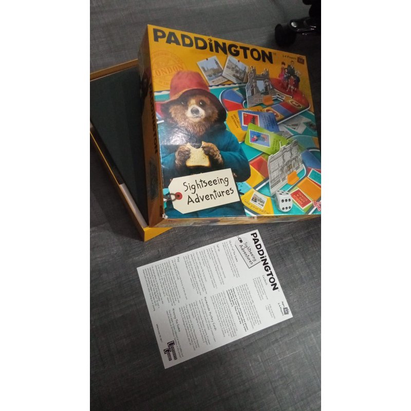 Paddington Bear University Games Movie Board Game Sightseeing Adventures