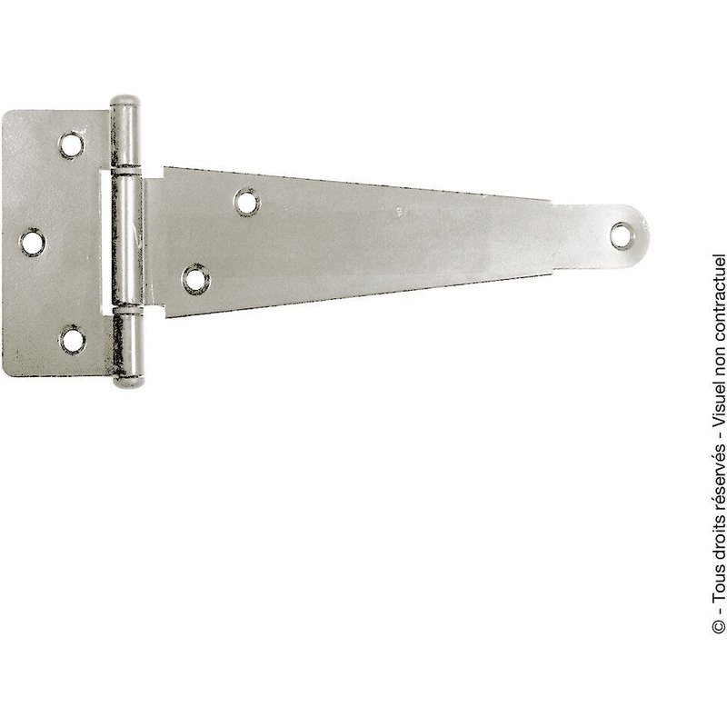 Penture anglaise forte longueur 200 mm bichromaté Mermier