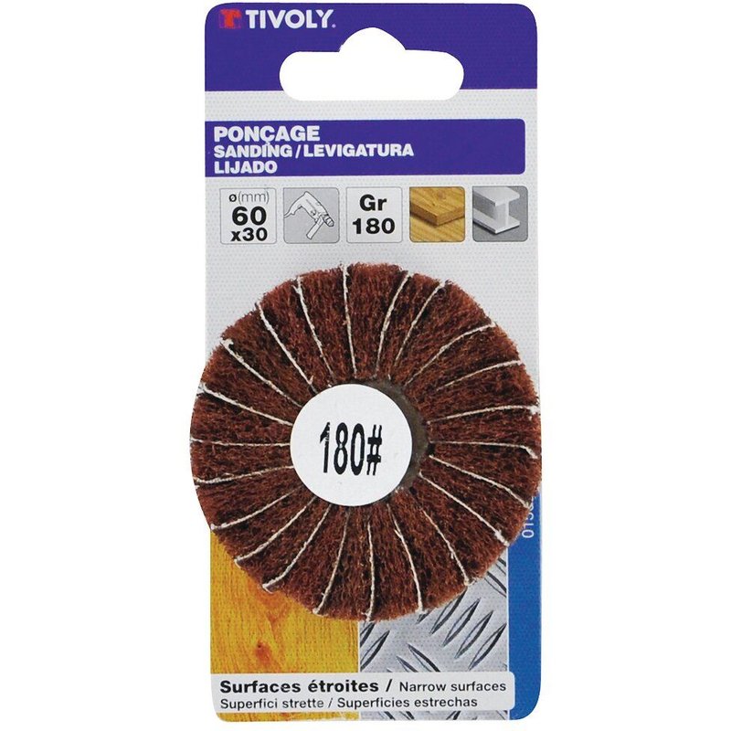 Roue De Finition Pour Bois, Diam.60 Mm