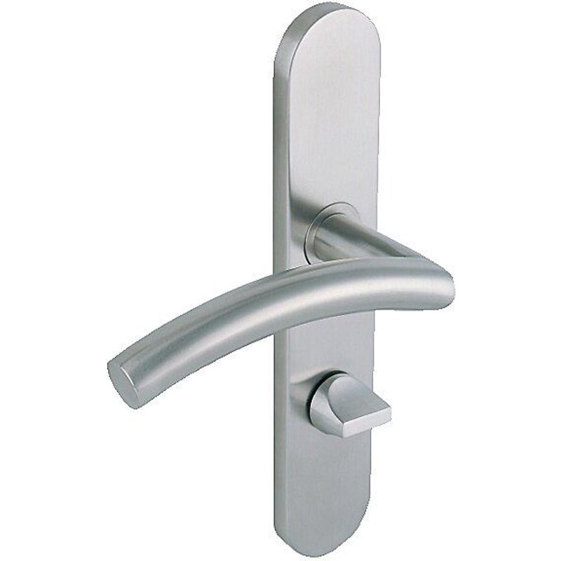 Poignées sur plaques condamnation - inox brossé - Linox 494 VACHETTE