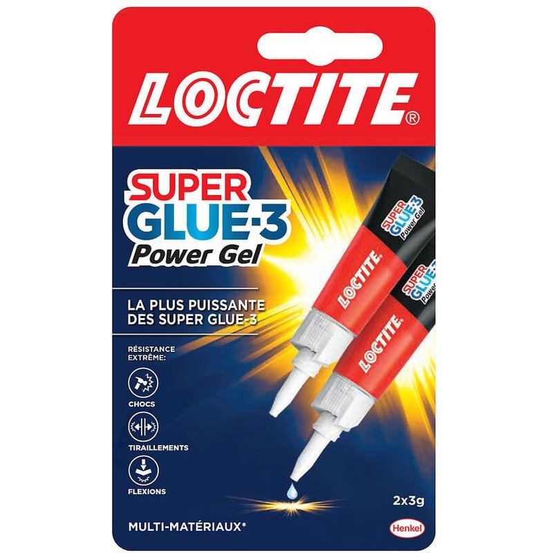 Super glue 3 Loctite - Power flex 2 x 3 g