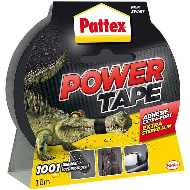 Adhésif Réparation PATTEX Power Tape Noir 10m