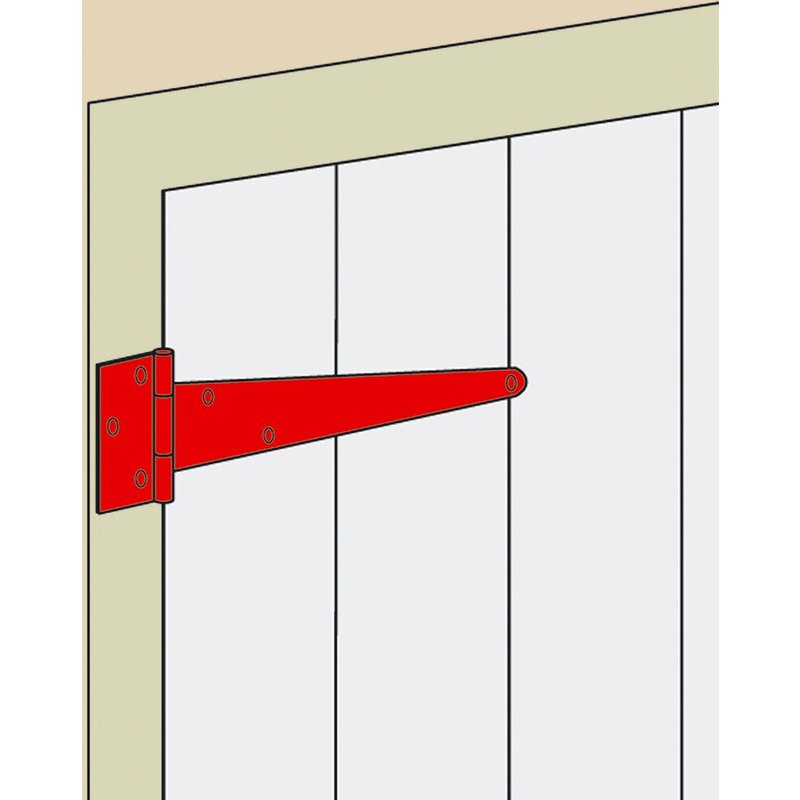 Penture anglaise inox brossé, H.65 x L.190 x P.10 mm
