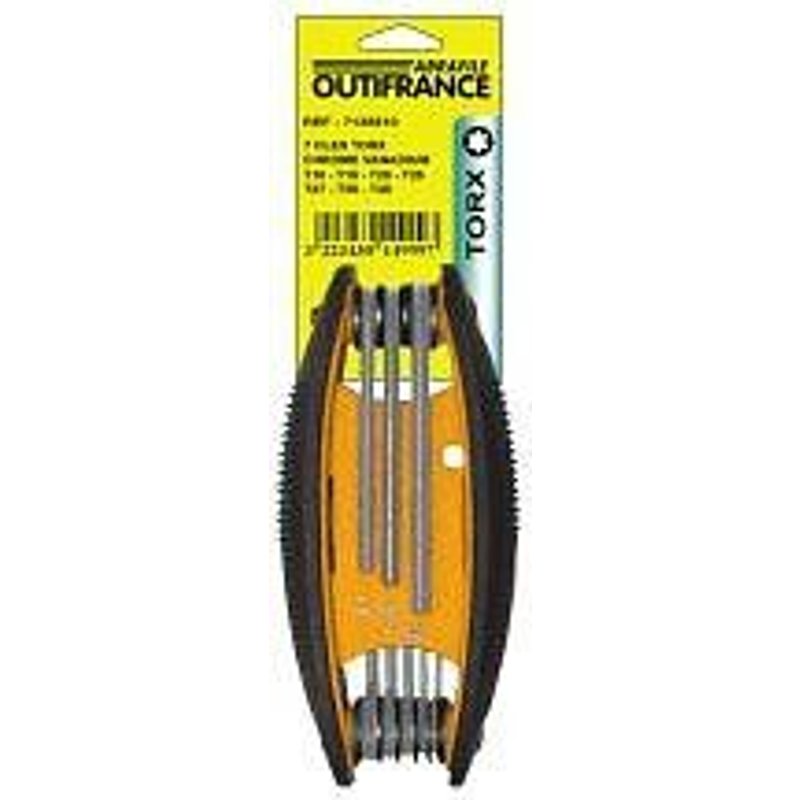 CLE TORX POIGNE.BI-MATIER.JEU 7P