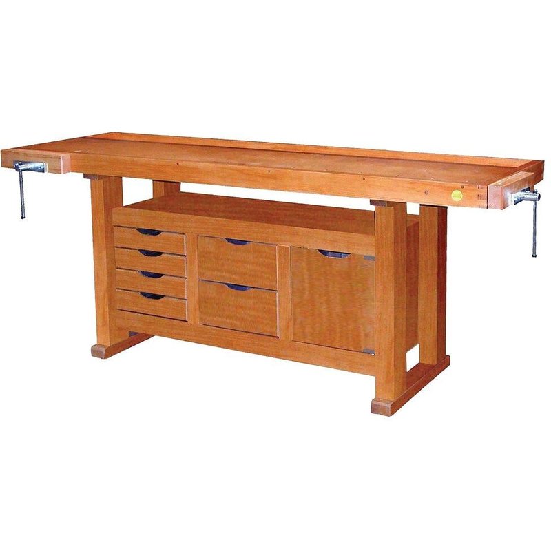 Etabli bois 2,00 m à caisson