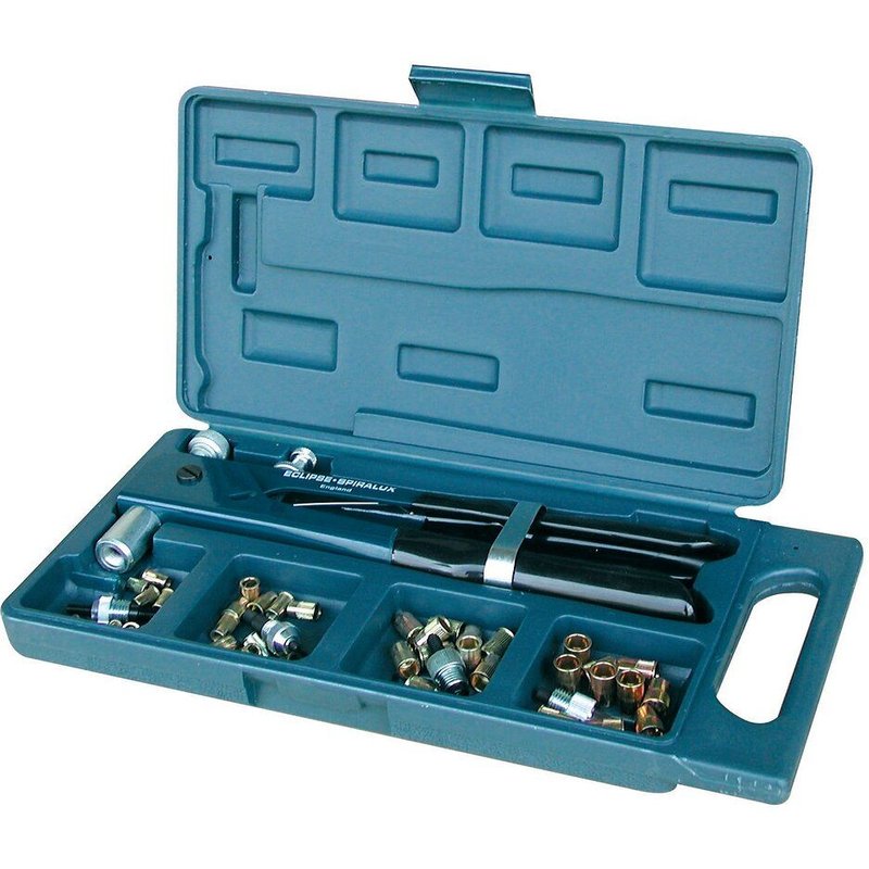 Coffret pince pose écrous à sertir + 40 inserts