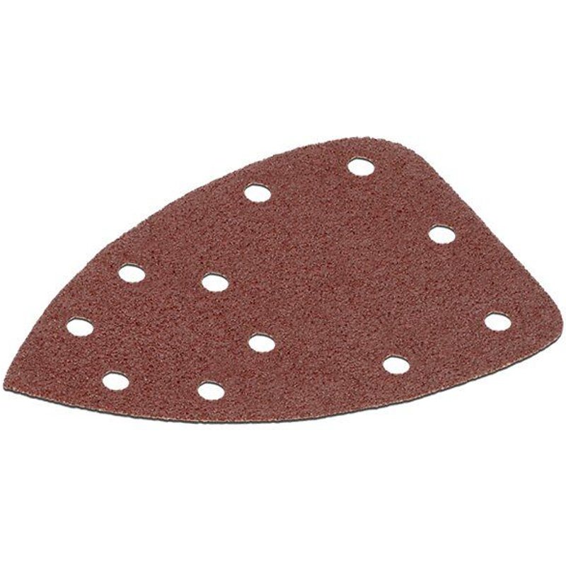 Lot de 5 patins triangulaires auto-agrippants - grain 40 - 150x150x100 mm