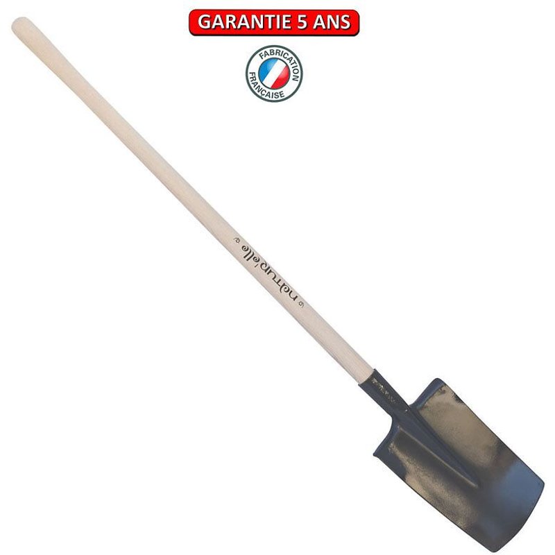 BĂȘche standard manche pomme 105cm- BĂȘche 28cm - Gris algue