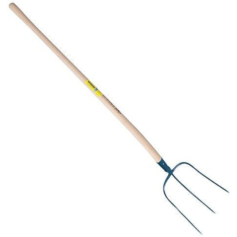 Fourche Ă faner Ă douille 3 dents manche pomme