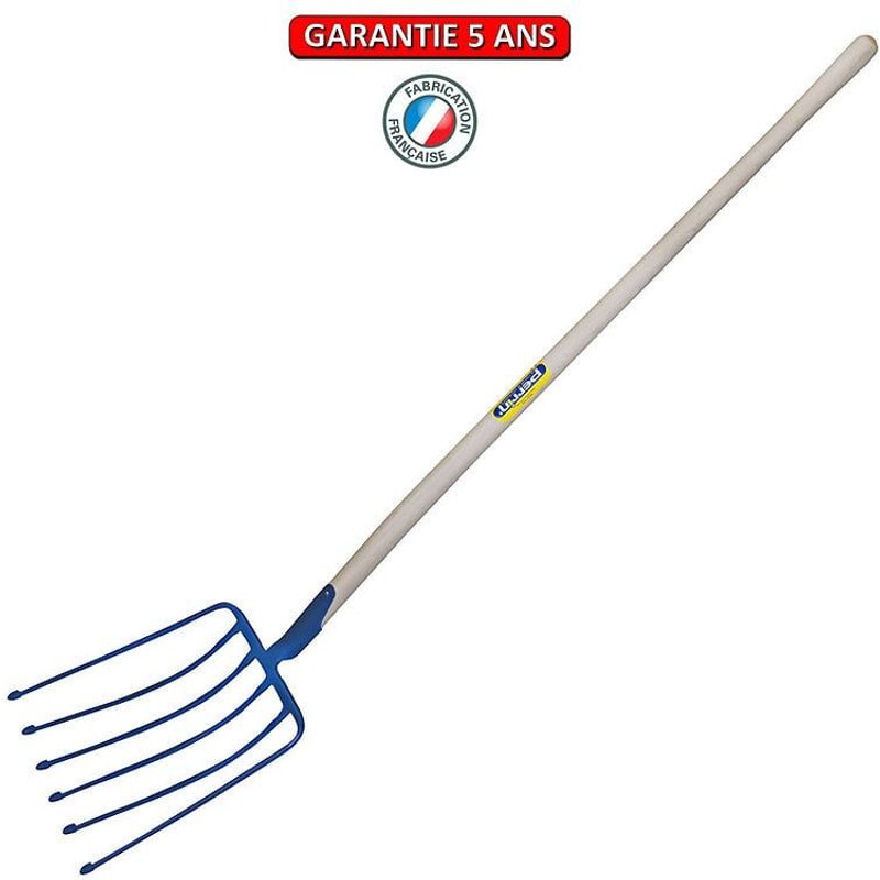 Fourche a douille a betteraves emmanché cintre 135 - 9 dents