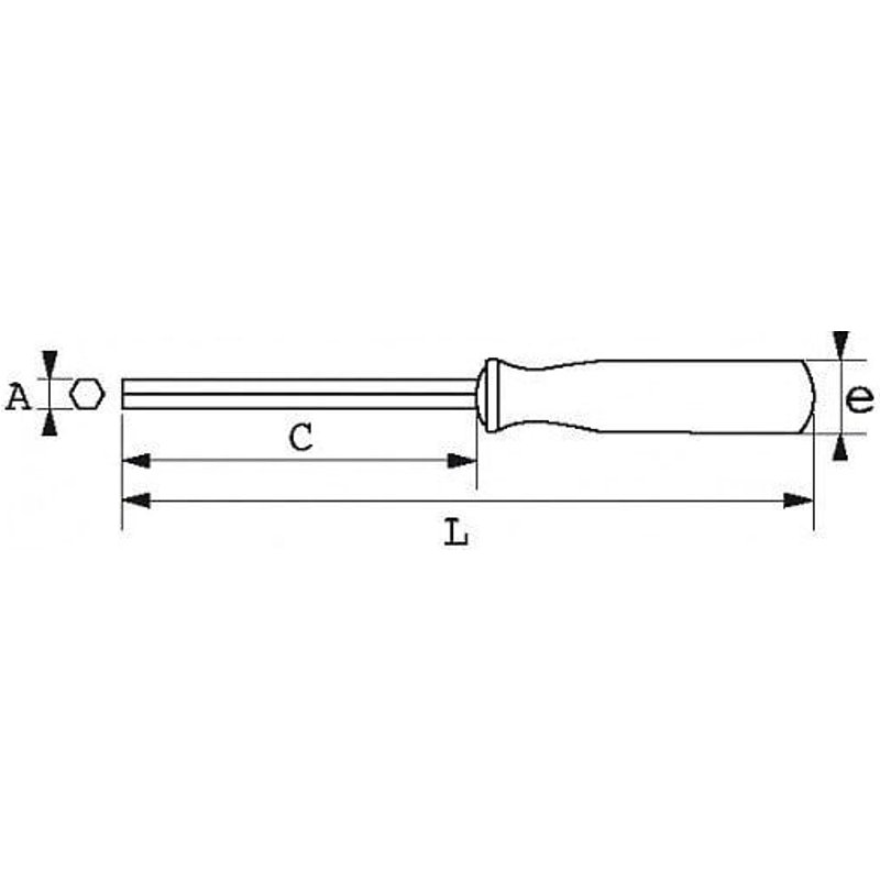 CLE MALE EMMANCHEE BIMATIERE DROITE S1 2 MM SAM - 67-2A