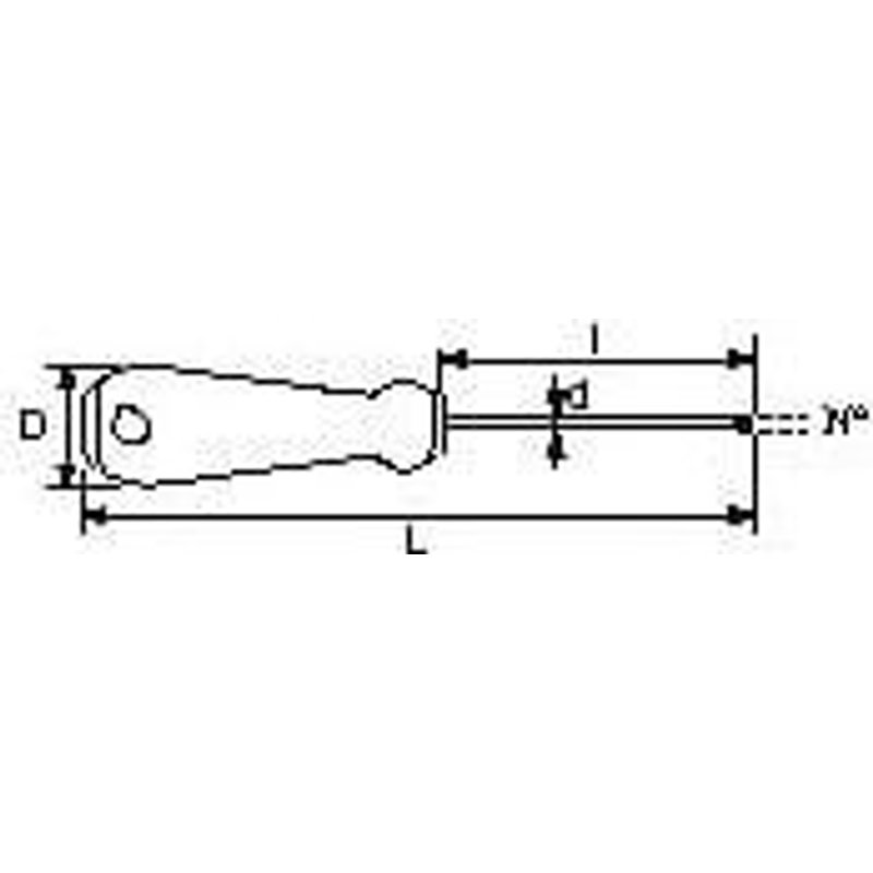 TOURNEVIS BIMATIERE S1 TORX T9 SAM - T-9X60