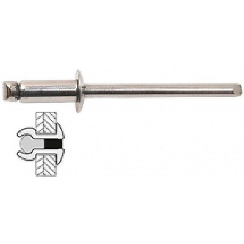 RIVETS INOX/INOX 4,8X14 (25)