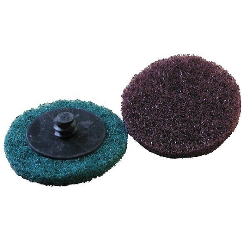 2 disques éponge abrasive pour métal tendre Ø 50 mm