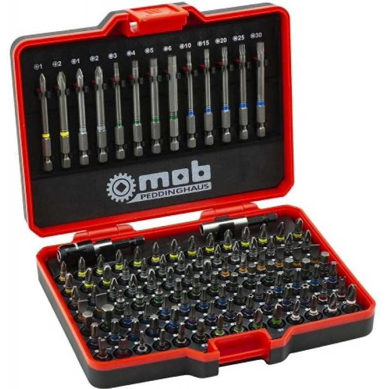 Coffret d'embouts de vissage 113 pièces MOB