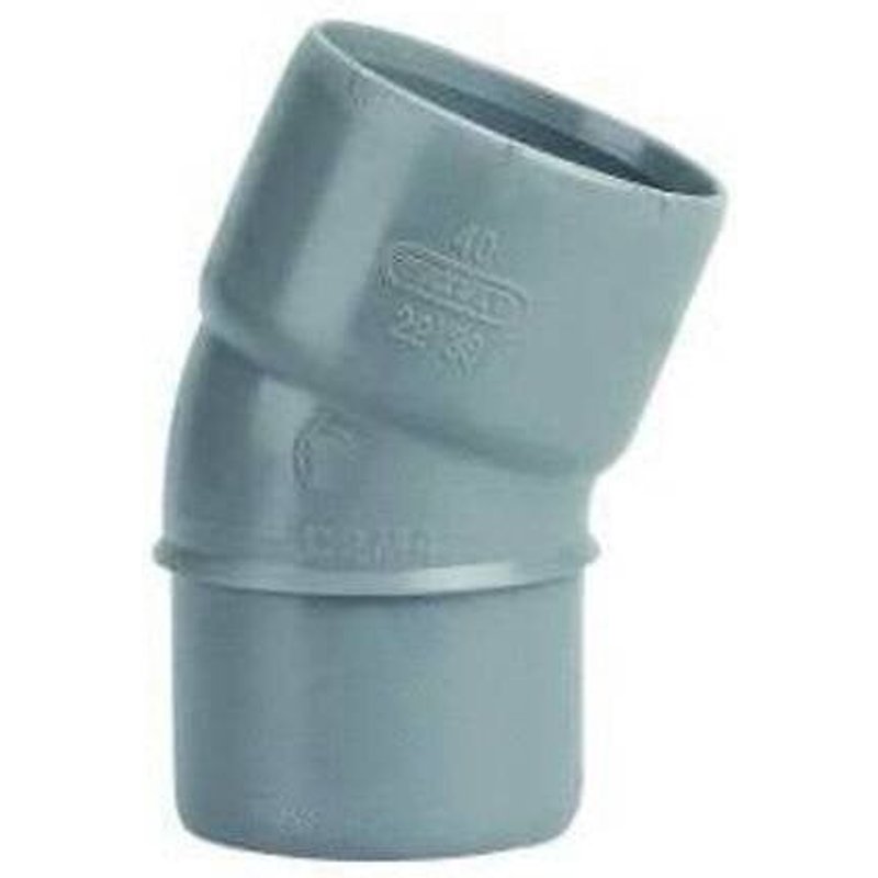 Coude pvc 20° mâle-femelle - WAVIN