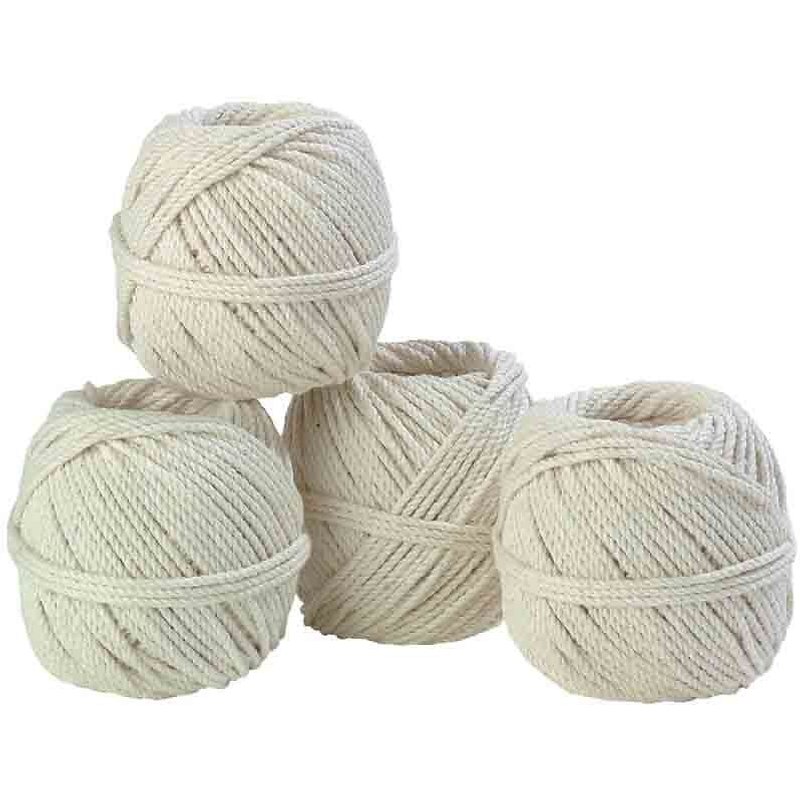 Cordeau coton câble - 1,5 mm x 55 m - 10 pelotes