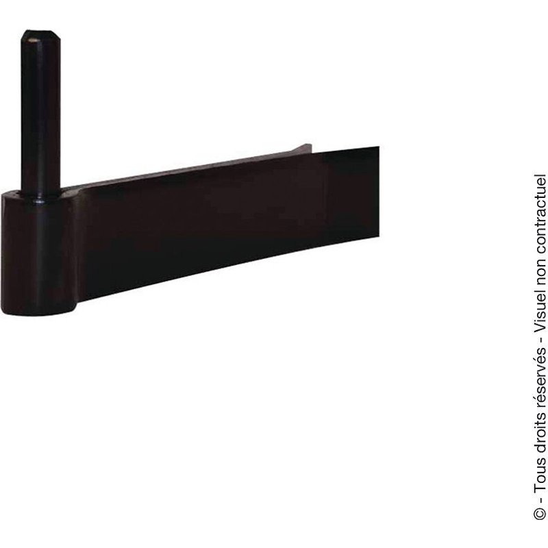 Gond acier prépeint, H.85x Diam.16 mm