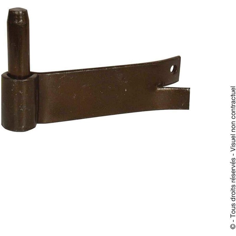 Gond acier prépeint, H.70x Diam.14 mm