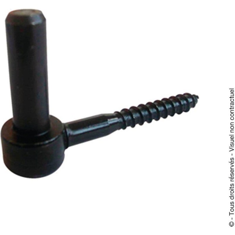 Gond acier prépeint, H.70x Diam.16 mm