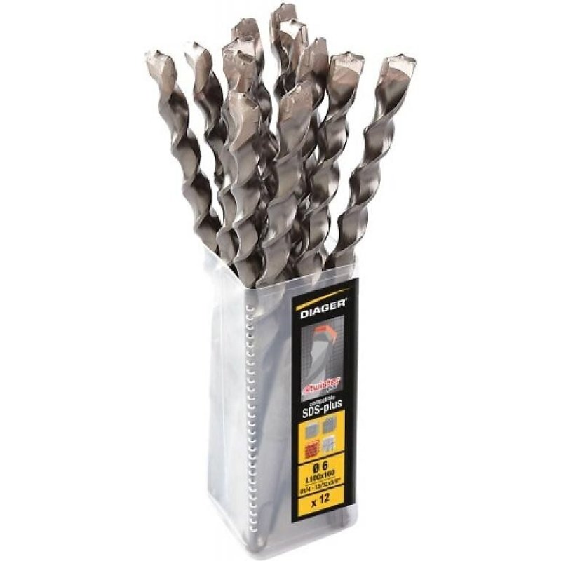 FORET MARTEAU TWISTER SDS+ 6X260