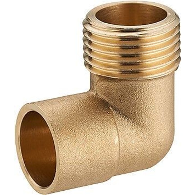 Coude fer/cuivre mâle ø14 m 15x21 NOYON & THIEBAULT