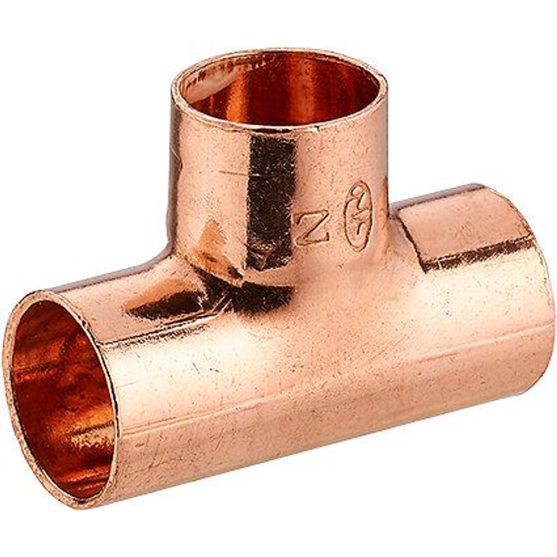 Té cuivre à souder femelle égal ø22 NOYON & THIEBAULT